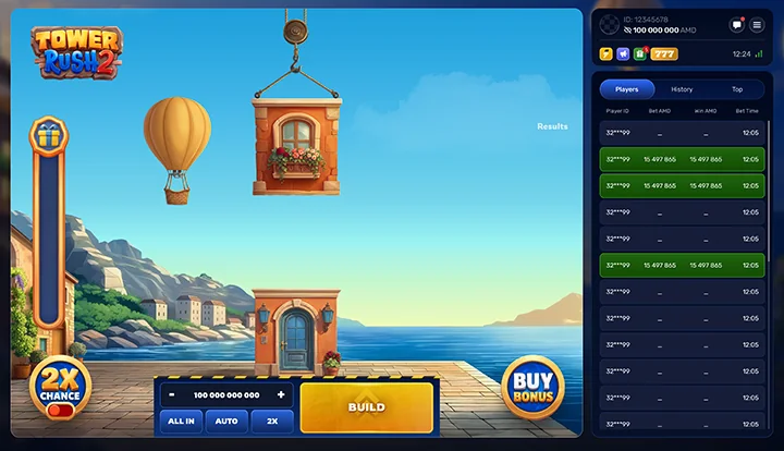 Tower Rush 2 desktop view