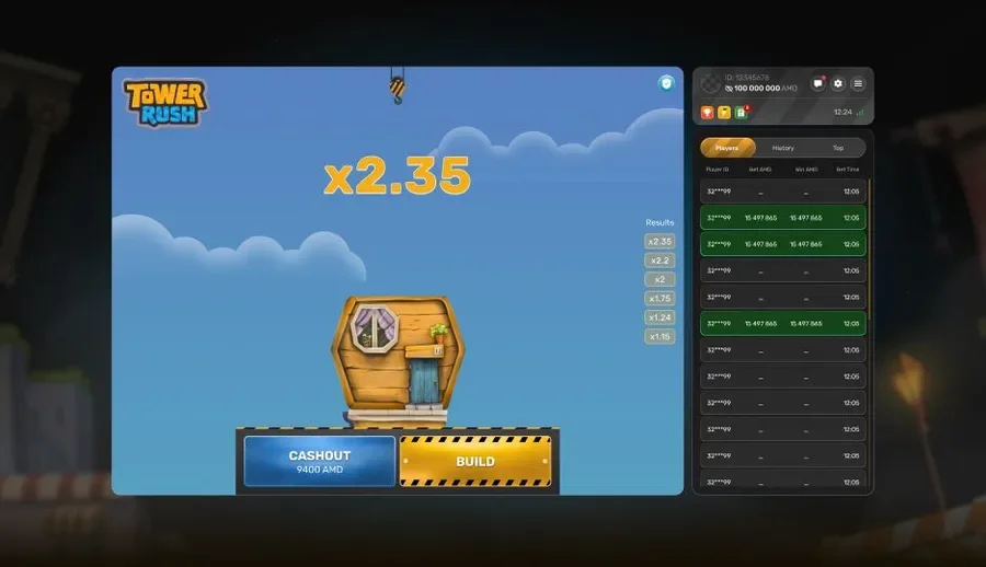 Original Tower Rush game