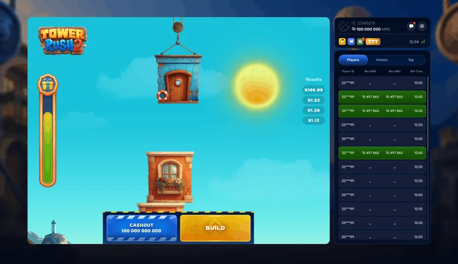 Tower Rush 2 progress meter